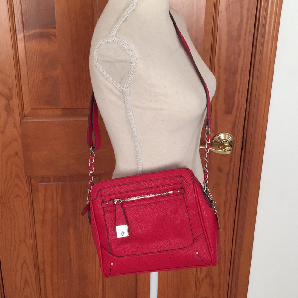 Nicole Miller New York Red CrossBody Bag